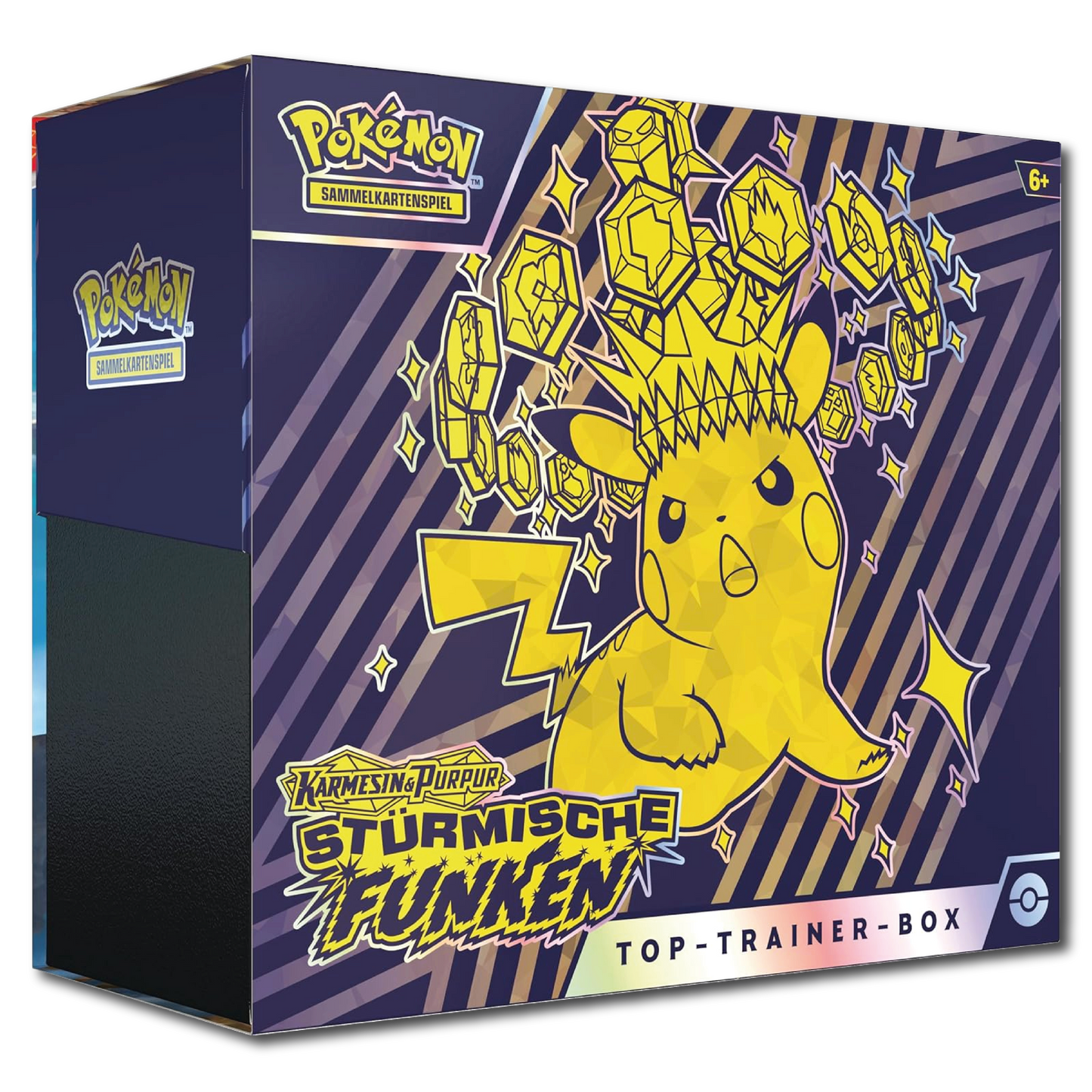 Karmesin & Purpur: Stürmische Funken Top Trainer Box (Deutsch)