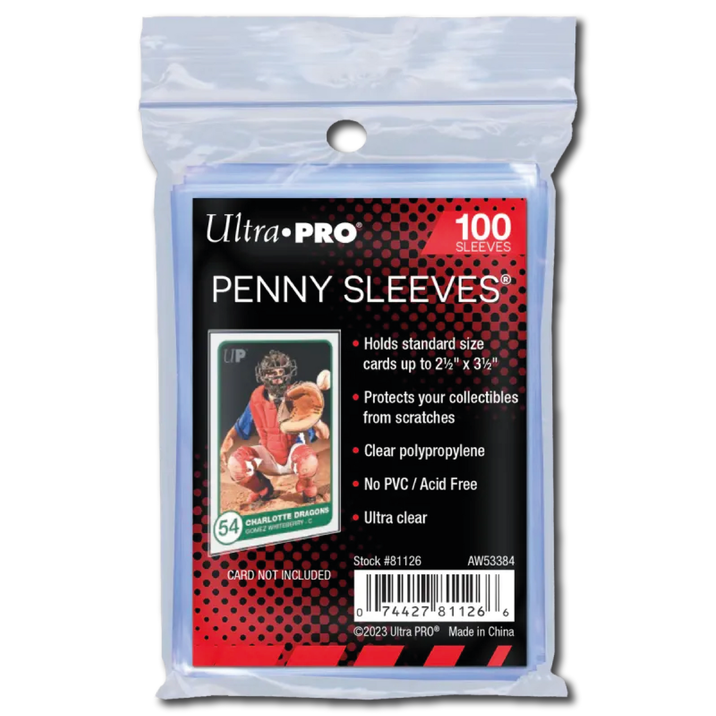 Ultra Pro Soft Sleeves - 100 Kartenhüllen - Transparent