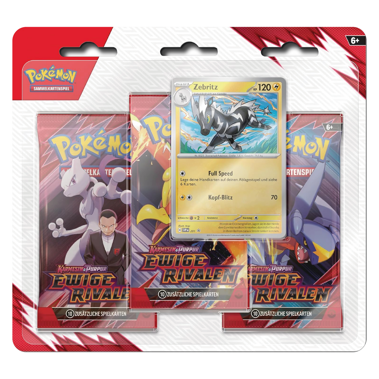 [GER] Scarlet & Violet: Destined Rivals 3-Pack-Blister
