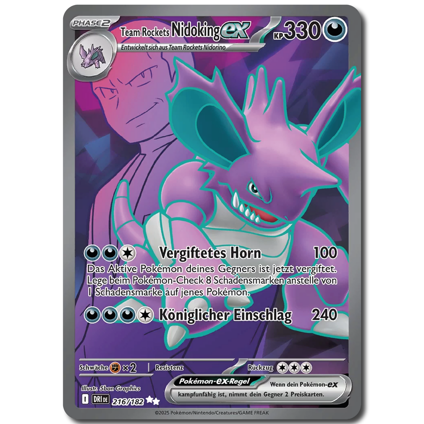[GER] Team Rocket's Nidoking ex (DRI 216)