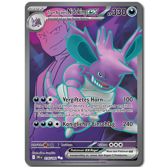 [GER] Team Rocket's Nidoking ex (DRI 216)