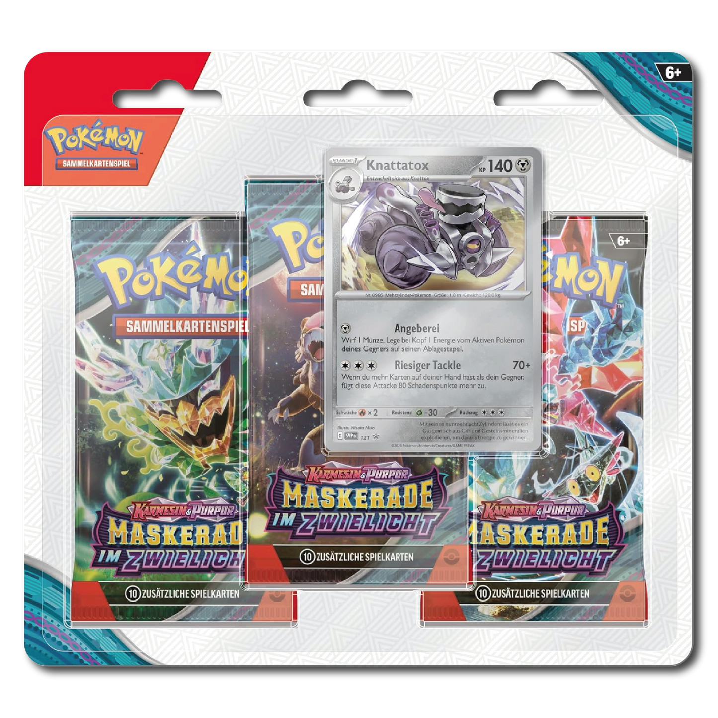 [GER] Scarlet & Violet: Twilight Masquerade 3-Pack-Blister