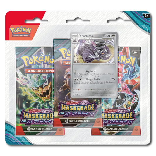 [GER] Scarlet & Violet: Twilight Masquerade 3-Pack-Blister