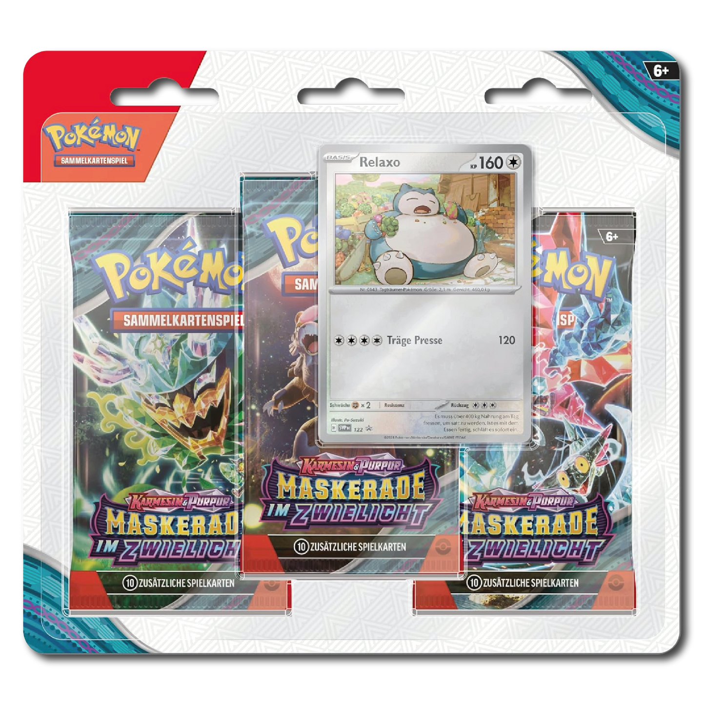 [GER] Scarlet & Violet: Twilight Masquerade 3-Pack-Blister
