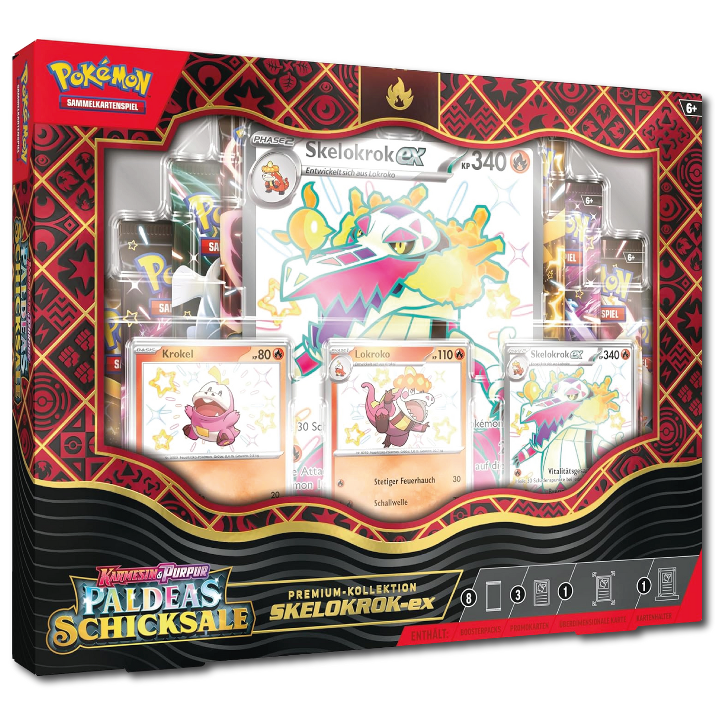[GER] Scarlet & Violet: Paldean Fates Skeledirge-ex Collection