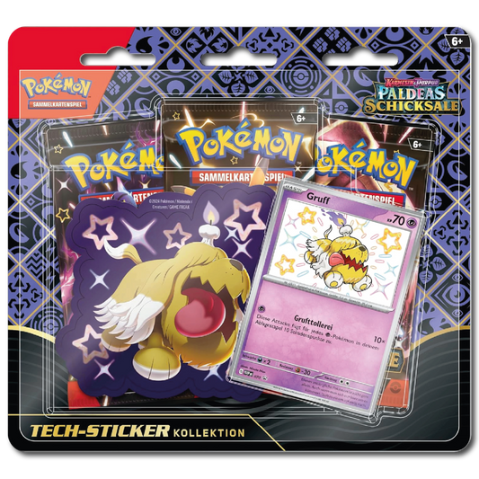 [GER] Scarlet & Violet: Paldean Fates Tech-Sticker-Collection