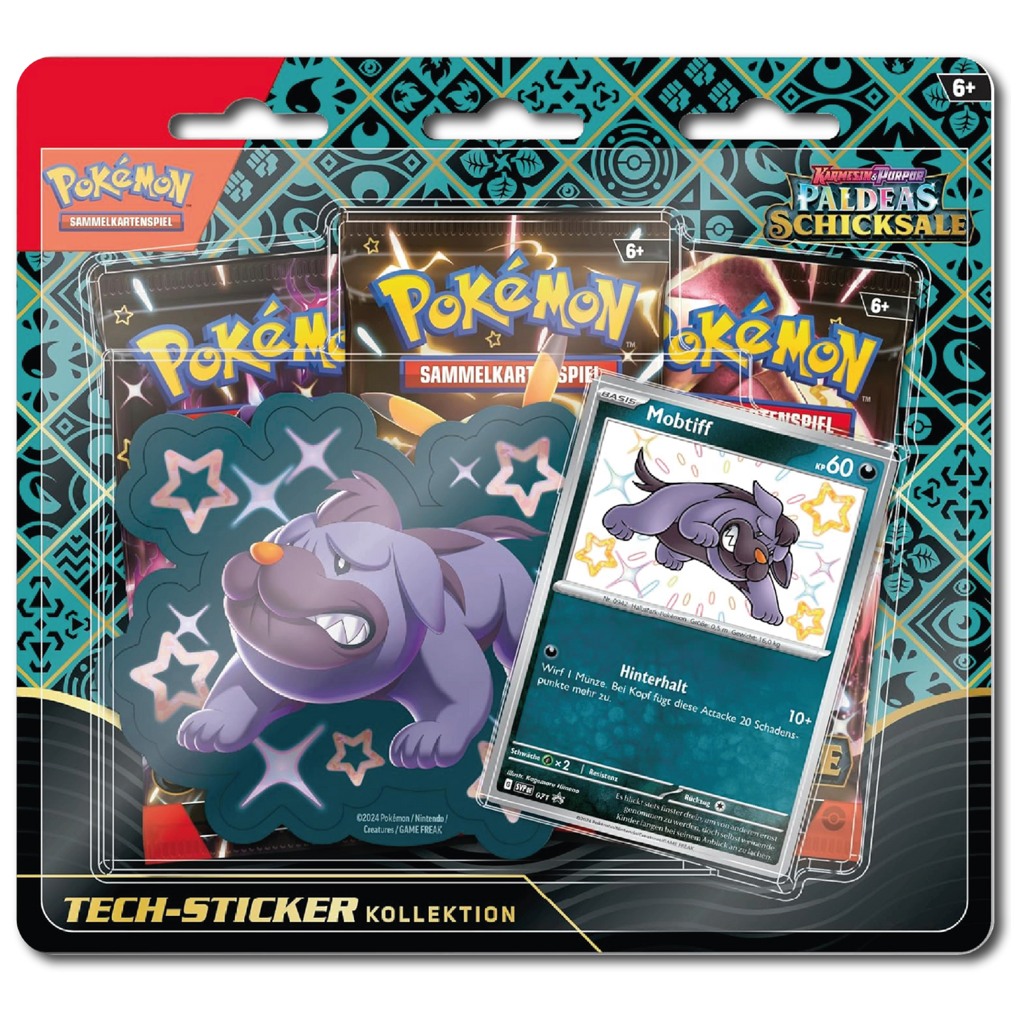 [GER] Scarlet & Violet: Paldean Fates Tech-Sticker-Collection