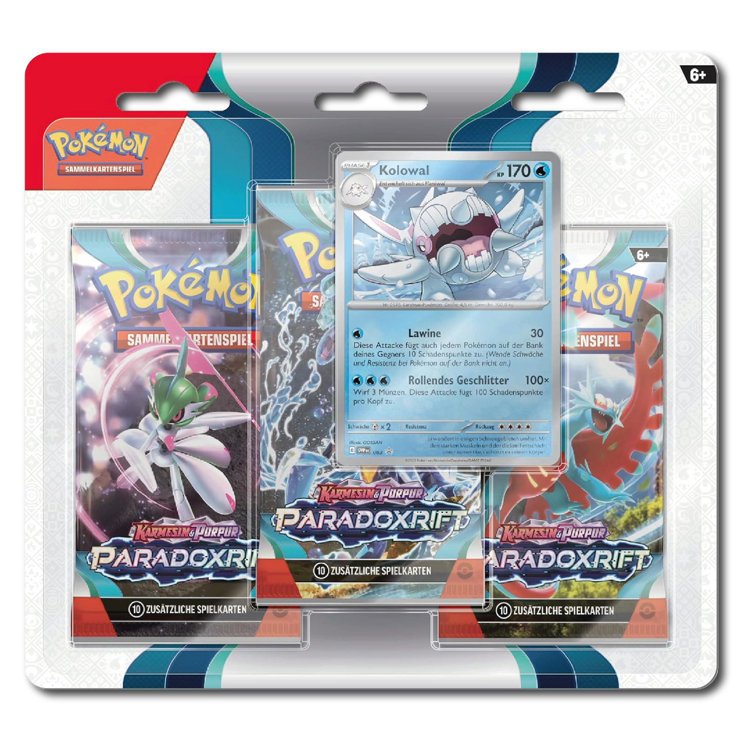[GER] Scarlet & Violet: Paradox Rift 3-Pack-Blister