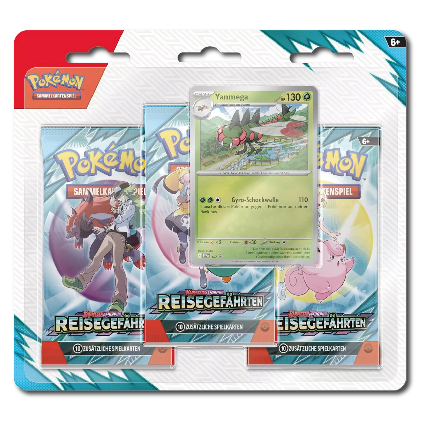 [GER] Scarlet & Violet: Journey Together 3-Pack Blister