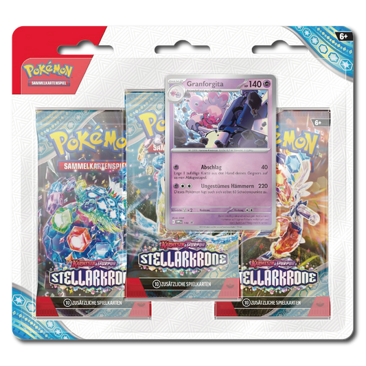 [GER] Scarlet & Violet: Stellar Crown 3-Pack-Blister