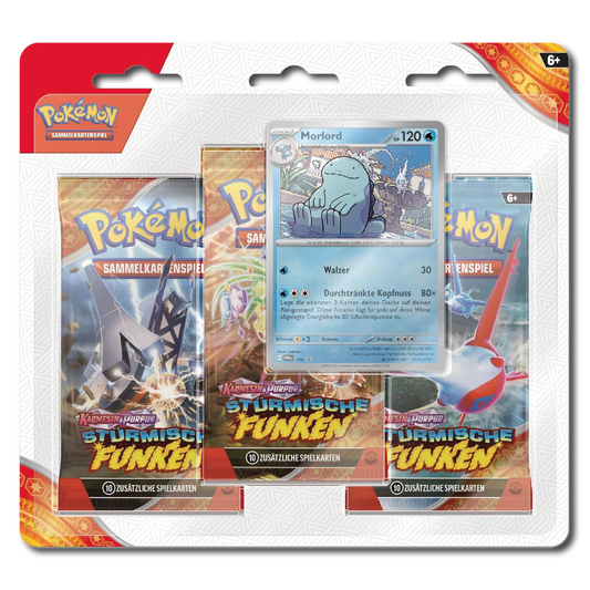 [GER] Scarlet & Violet: Surging Sparks 3-Pack-Blister