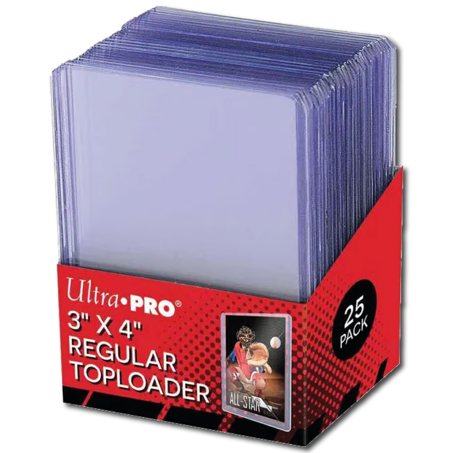 Ultra Pro Regular Toploader - 25 Stück - Kartenhüllen (starr)